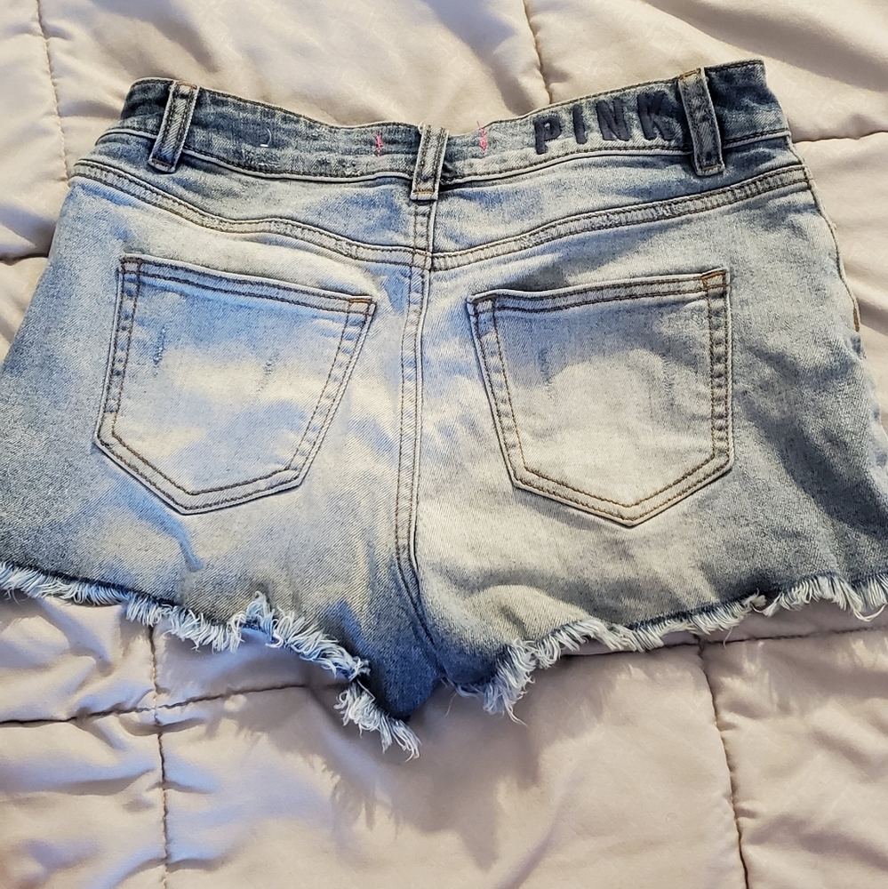 Victoria's Secret PINK jean shorts - Picture 2 of 3
